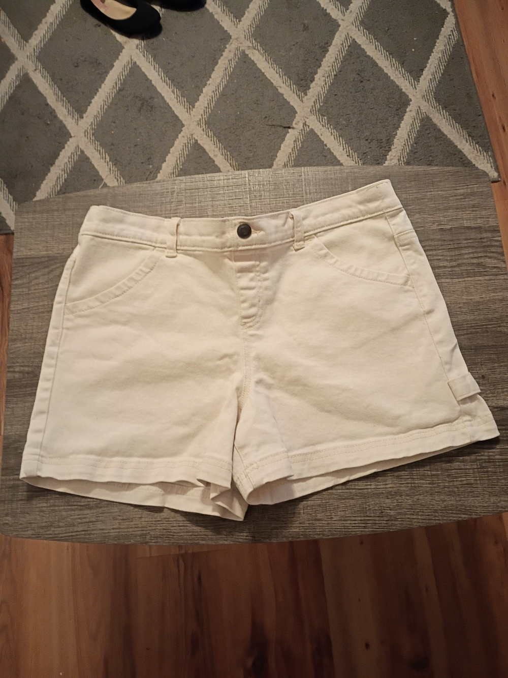wonder nation Cream Casual Jean Shorts
